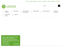 Tablet Screenshot of ljekarne-zz.hr